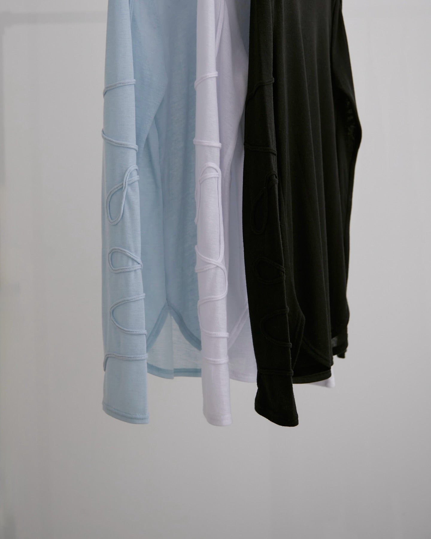Cord Embroidery 透明上衣